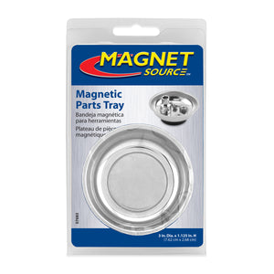 07683 3" Round Magnetic Parts Tray - Packaging