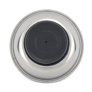 07683 3" Round Magnetic Parts Tray - Bottom View