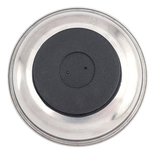 07684 6" Round Magnetic Parts Tray - Bottom View