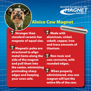 07239 Alnico Cow Magnets (2pk) - Specifications