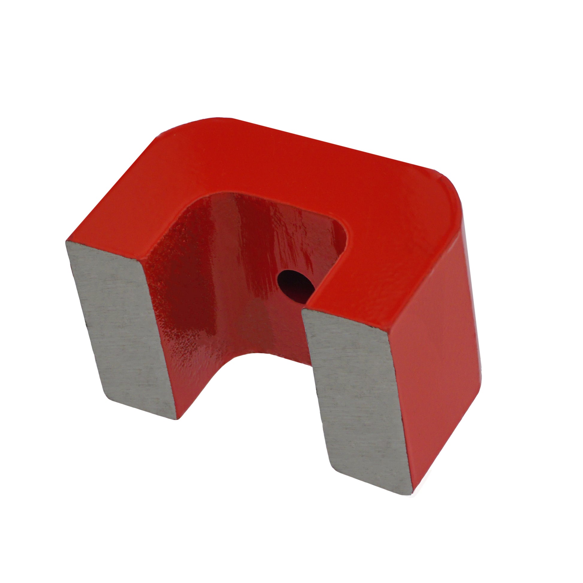 Load image into Gallery viewer, HS812N Alnico Horseshoe Magnet with Keeper - 45 Degree Angle View