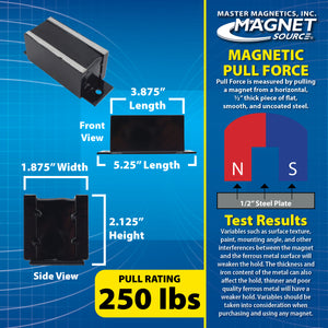 1390A5C Bi-Polar, High-Heat Magnetic Assembly - Specifications