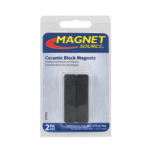 07043 Ceramic Block Magnet - Packaging