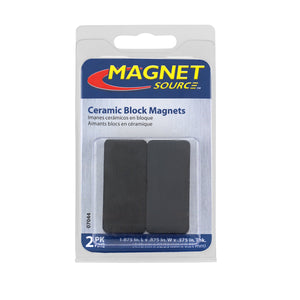 07044 Ceramic Block Magnet - Packaging