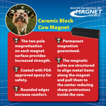 Load image into Gallery viewer, COW-SCM7X18 Ceramic Cow Magnets (18pk) - Specifications