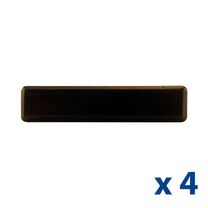 COW-SCM7CX4BX Ceramic Cow Magnets (4pk) - Side View