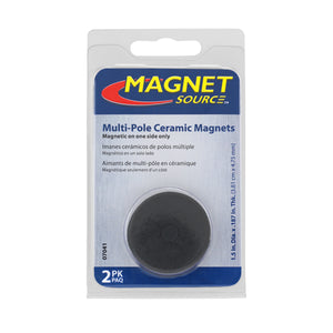 07041 Ceramic Disc Magnets (2pk) - Packaging