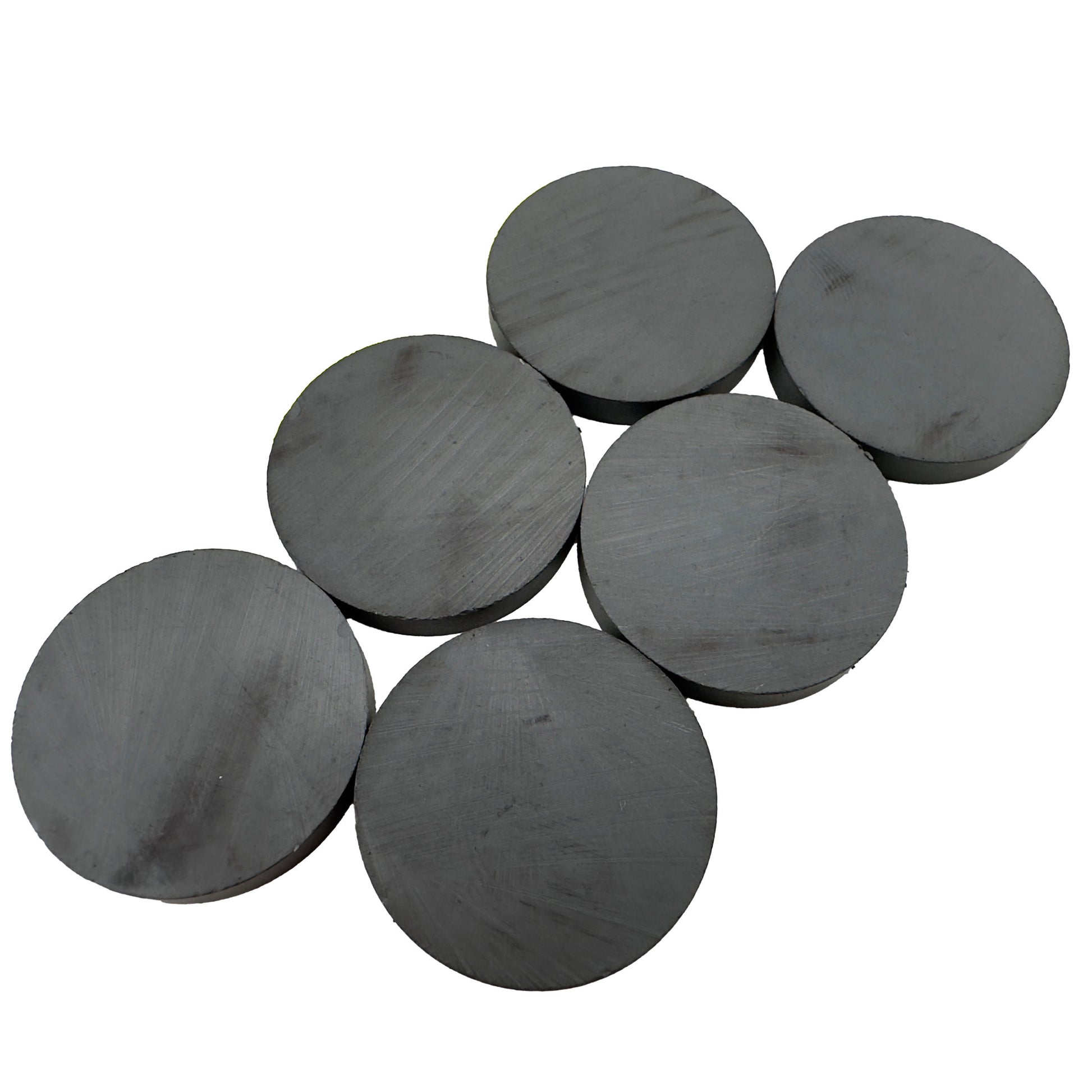 Load image into Gallery viewer, 07004 Ceramic Disc Magnets (6pk) - 45 Degree Angle View