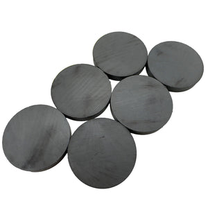 07004 Ceramic Disc Magnets (6pk) - 45 Degree Angle View