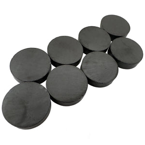 07003 Ceramic Disc Magnets (8pk) - 45 Degree Angle View