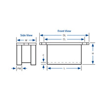 Load image into Gallery viewer, 07201 Ceramic Latch Magnet - Diagram