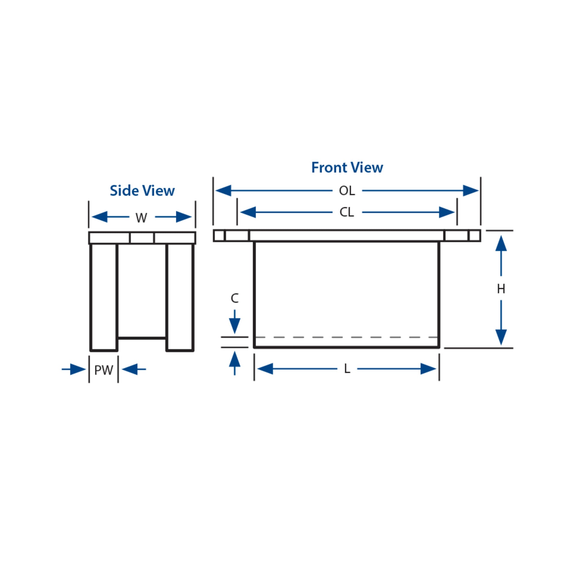 Load image into Gallery viewer, AM3/RM100C Ceramic Latch Magnet - Front View