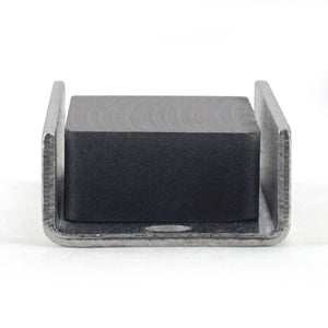 07575 Ceramic Latch Magnet Channel Assembly - Side View