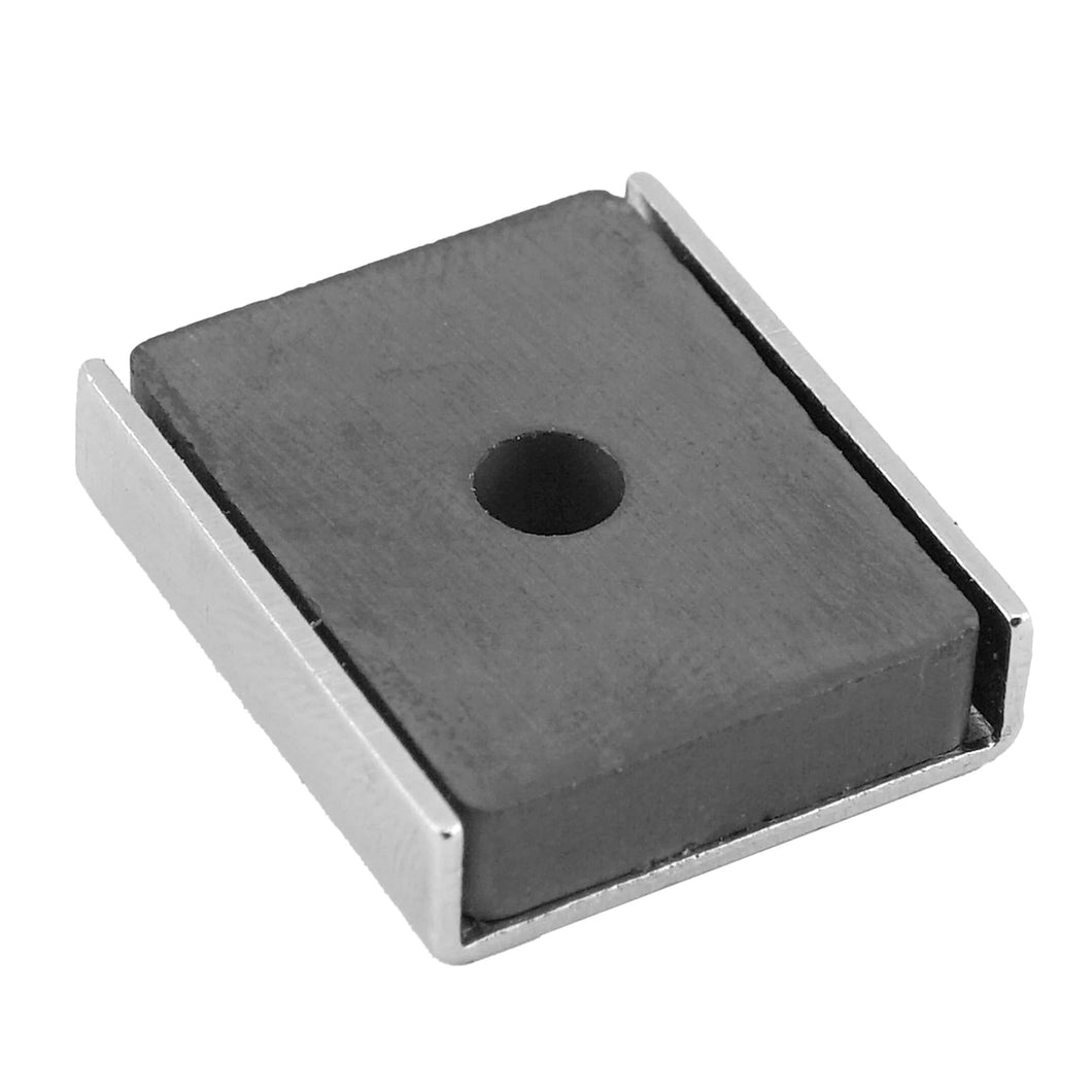 CA403C Ceramic Latch Magnet Channel Assembly - 45 Degree Angle View