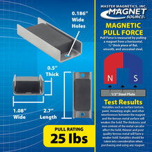 Load image into Gallery viewer, CBA275 Ceramic Latch Magnet Channel Assembly - Specifications