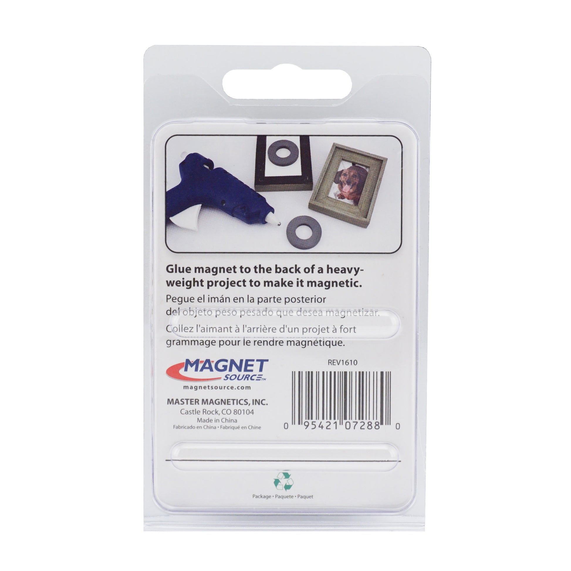 Load image into Gallery viewer, 07288 Ceramic Ring Magnets (2pk) - Back of Packaging