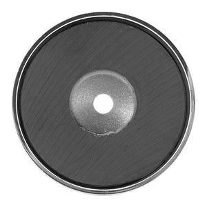 RB45C Ceramic Round Base Magnet - Bottom View