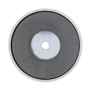 RB50C Ceramic Round Base Magnet - Bottom View