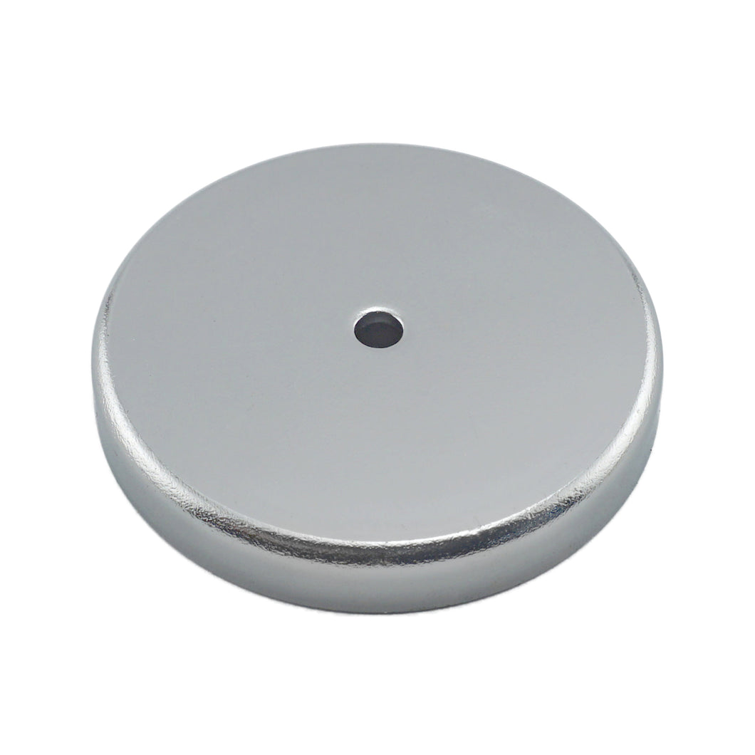 RB60C Ceramic Round Base Magnet - 45 Degree Angle View