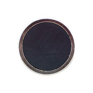 CACM165 Ceramic Round Base Magnet with Male Thread - Top View