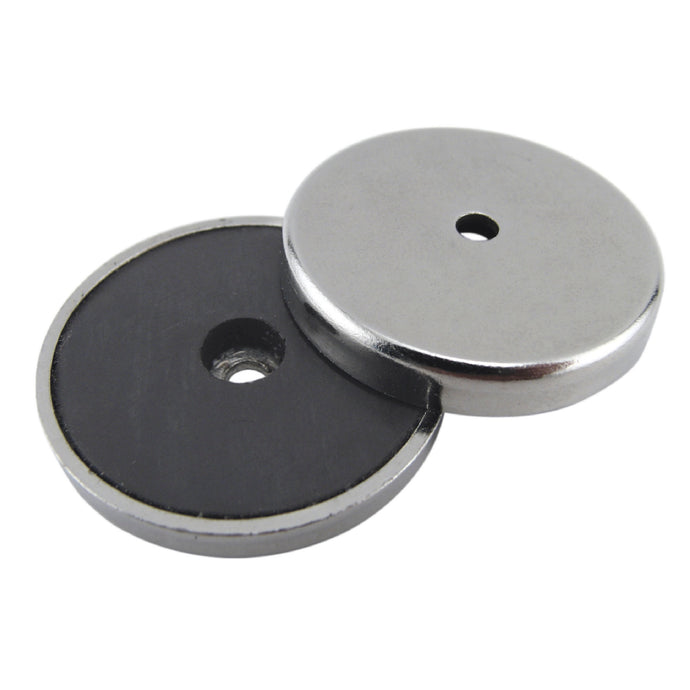 07515 Ceramic Round Base Magnets (2pk) - 45 Degree Angle View