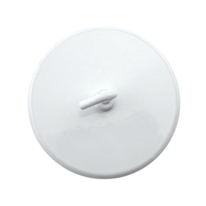 MHHH55X2 Ceramic White Magnetic Hook (2pk) - Top View