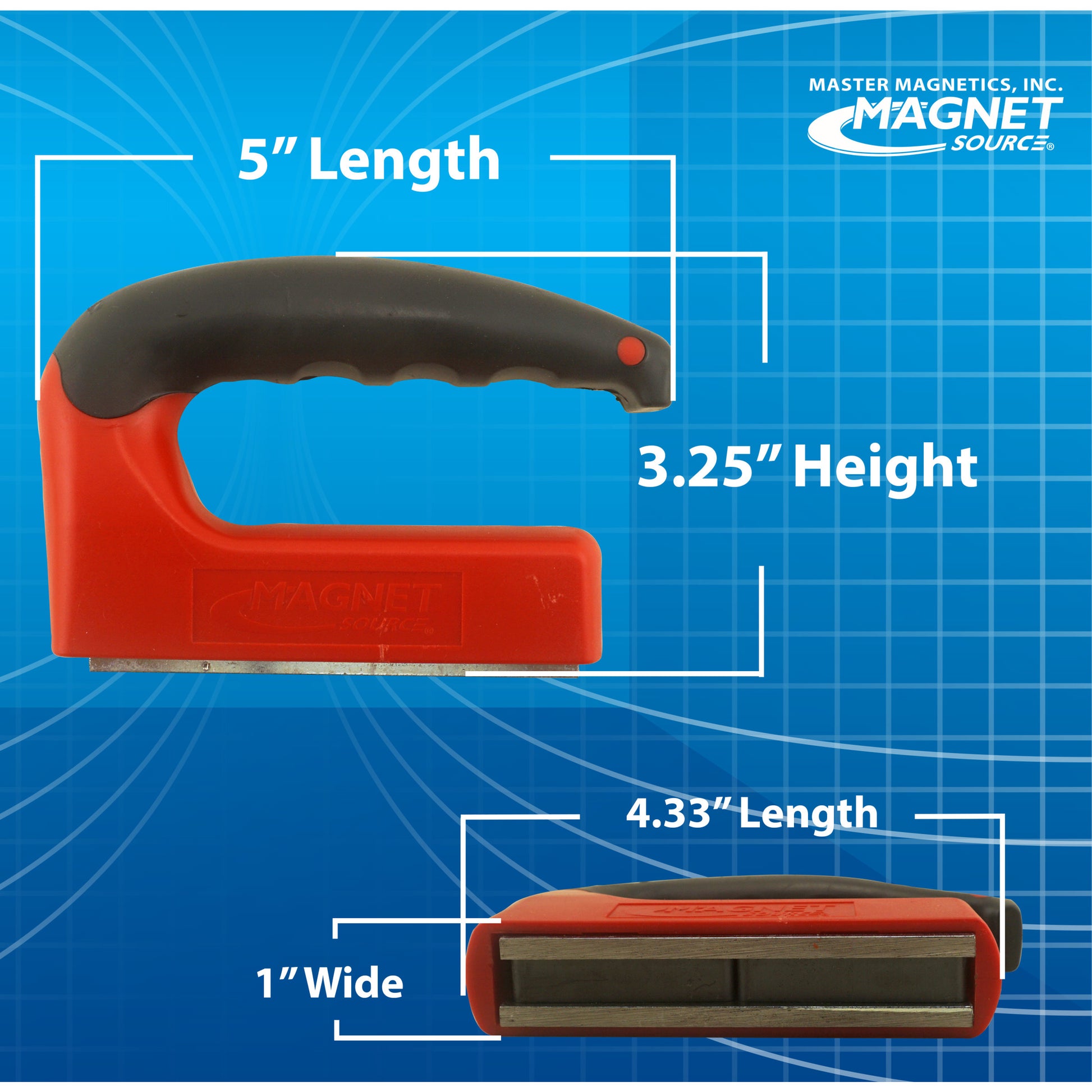 Load image into Gallery viewer, 07501 Ergonomic Handle Magnet - Specifications