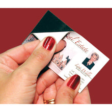 Load image into Gallery viewer, ZG202X3.5AB-F Flexible Magnetic Business Card Sheet - In Use