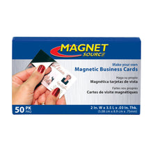 Load image into Gallery viewer, ZGN302X3.5APAA Flexible Magnetic Business Cards (50pk) - Top View