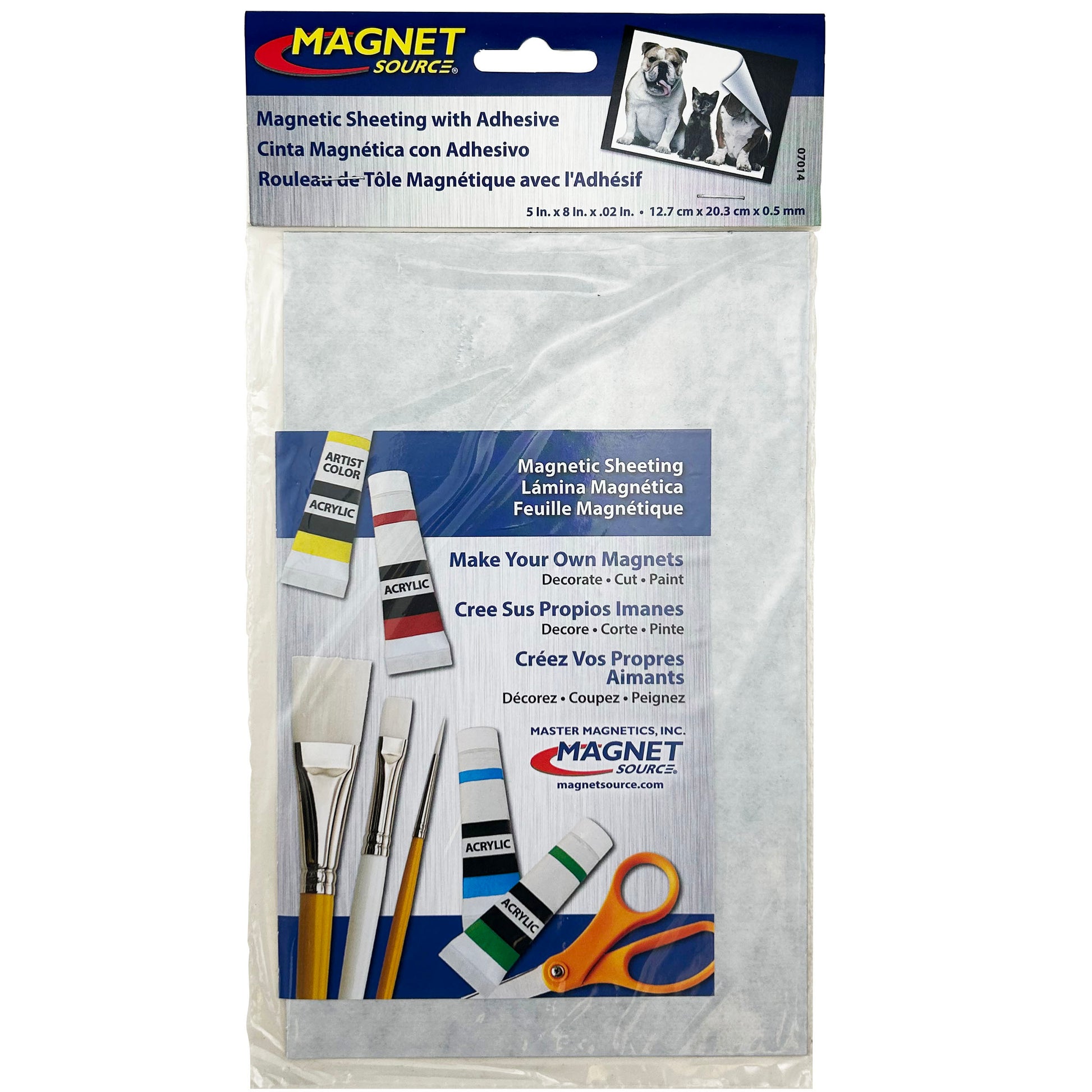 Load image into Gallery viewer, 07014 Flexible Magnetic Sheet with Adhesive - Packaging