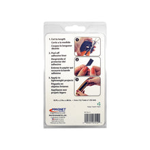 Load image into Gallery viewer, 07012 Flexible Magnetic Strip with Adhesive - Back of Packaging