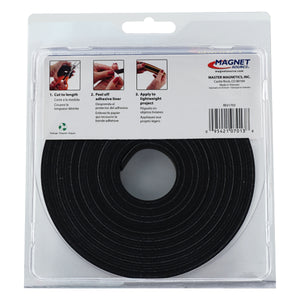 07013 Flexible Magnetic Strip with Adhesive - Back of Packaging