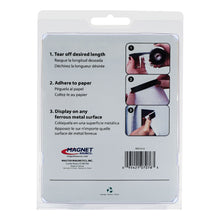 Load image into Gallery viewer, 07076 Flexible Magnetic Tape - Back of Packaging