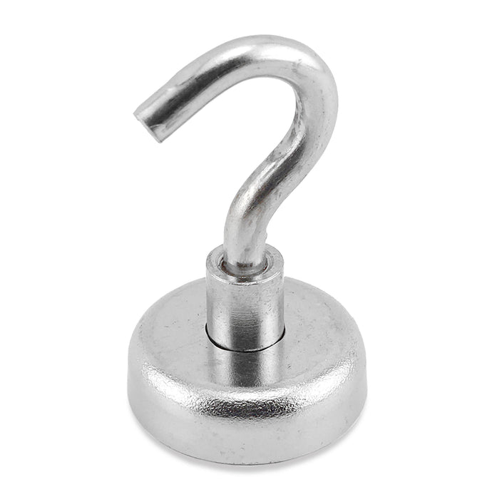 NACK098 Grade 42 Neodymium Magnetic Hook - 45 Degree Angle View