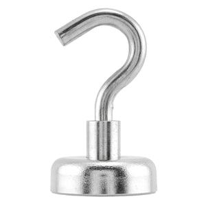 NACK098 Grade 42 Neodymium Magnetic Hook - Side View