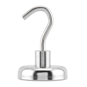 NACK126 Grade 42 Neodymium Magnetic Hook - Side View