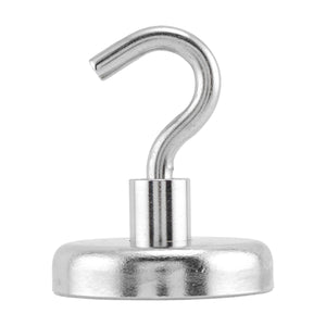 NACK141 Grade 42 Neodymium Magnetic Hook - Side View