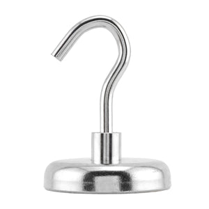 NACK165 Grade 42 Neodymium Magnetic Hook - Side View