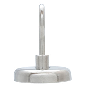 NACK165 Grade 42 Neodymium Magnetic Hook - Back View