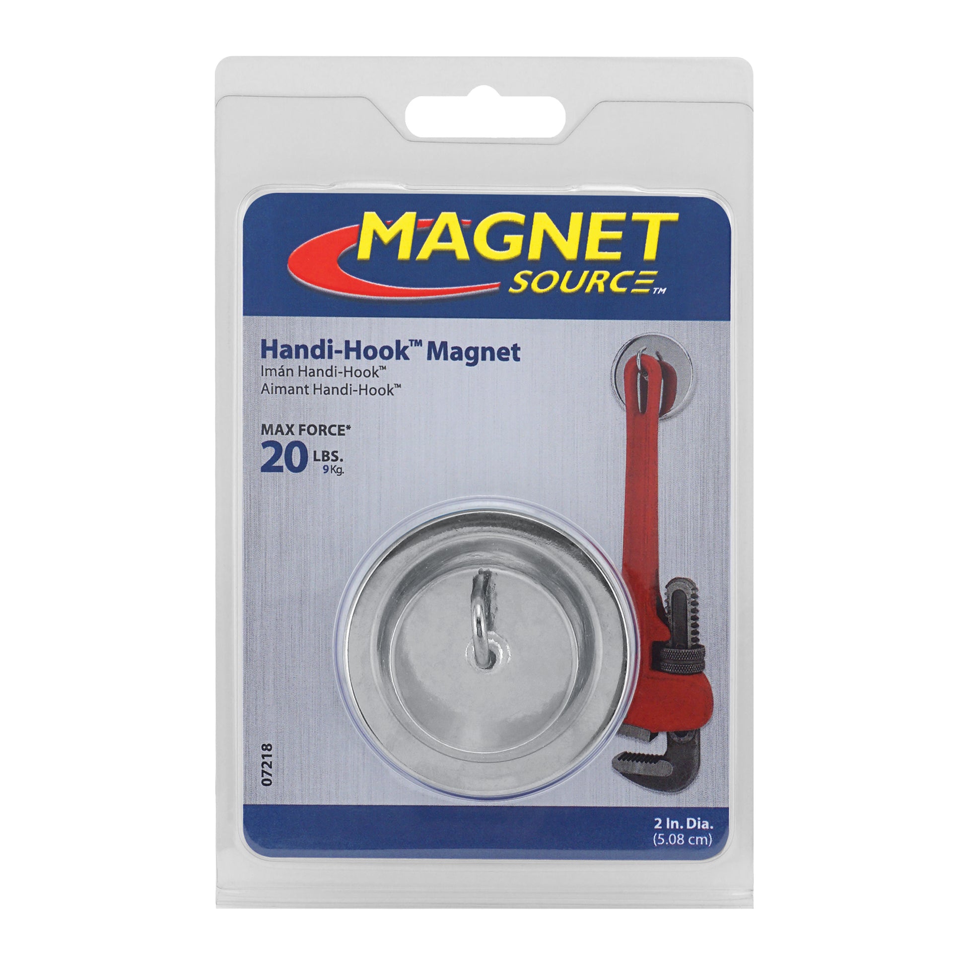 Load image into Gallery viewer, 07218 Handi Hook™ Magnet - Bottom View