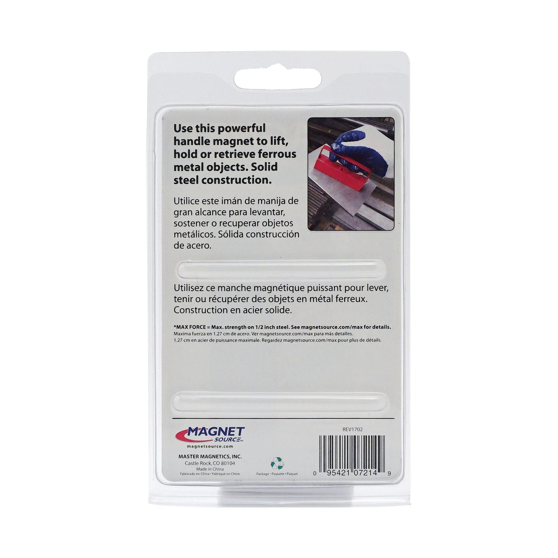 Load image into Gallery viewer, 07214 Handle Magnet - Back of Packaging