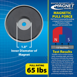 07222 Heavy-Duty Ceramic Round Base Magnet - Specifications