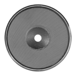 07222 Heavy-Duty Ceramic Round Base Magnet - Bottom View