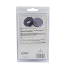 Load image into Gallery viewer, 07223 Heavy-Duty Ceramic Round Base Magnet - Back of Packaging