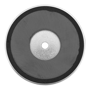 07223 Heavy-Duty Ceramic Round Base Magnet - Bottom View