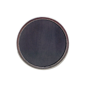 CACM200 Heavy-Duty Ceramic Round Base Magnet with Male Thread - Top View