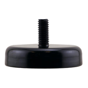 CACM250BPC Heavy-Duty Ceramic Round Base Magnet with Male Thread - Side View