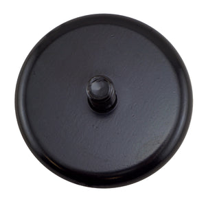 CACM250BPC Heavy-Duty Ceramic Round Base Magnet with Male Thread - Bottom View