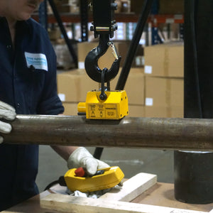 HDNLM220 Heavy-Duty Neodymium Lifting Magnet - In Use