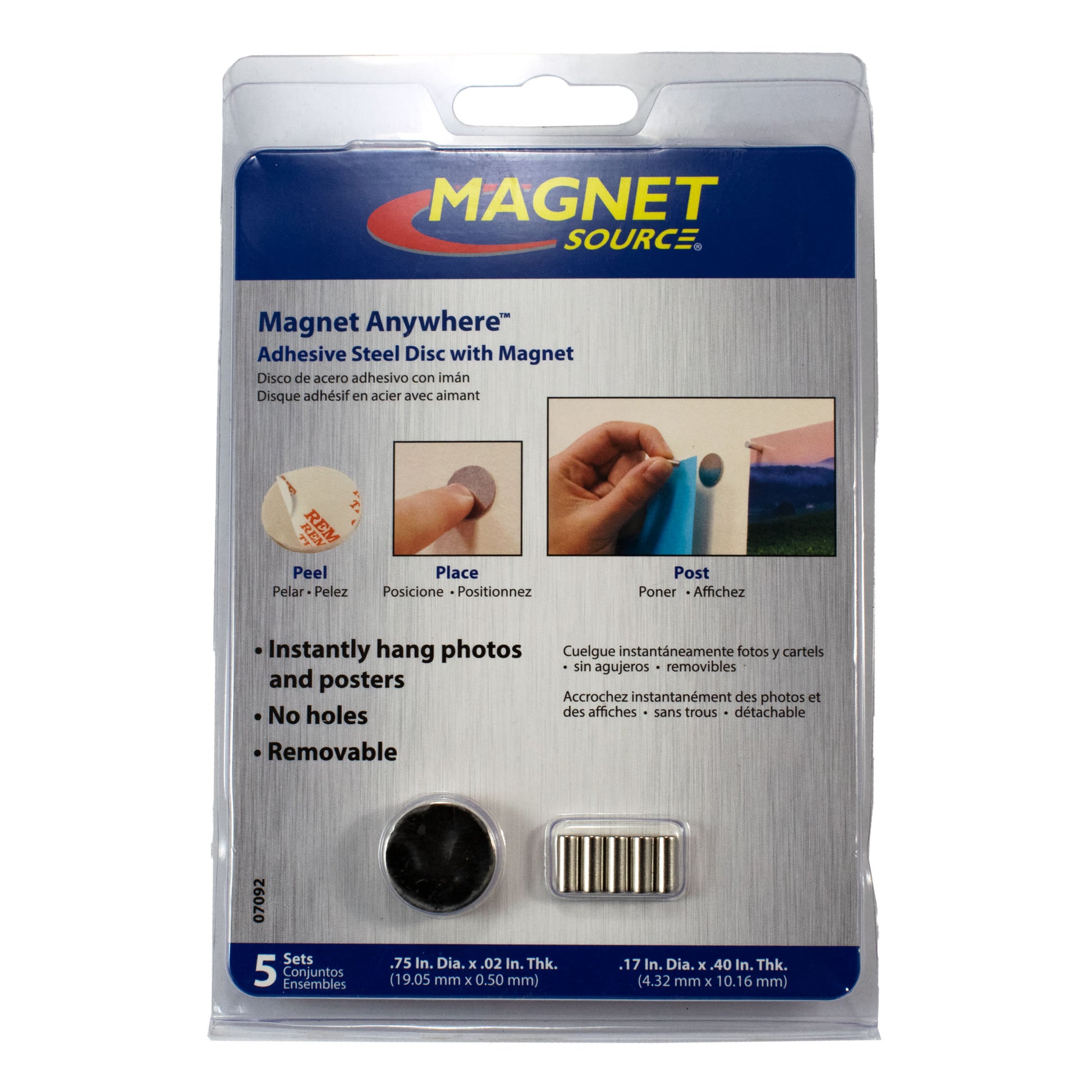 Load image into Gallery viewer, 07092 Magnet Anywhere™ (5pk) - Packaging